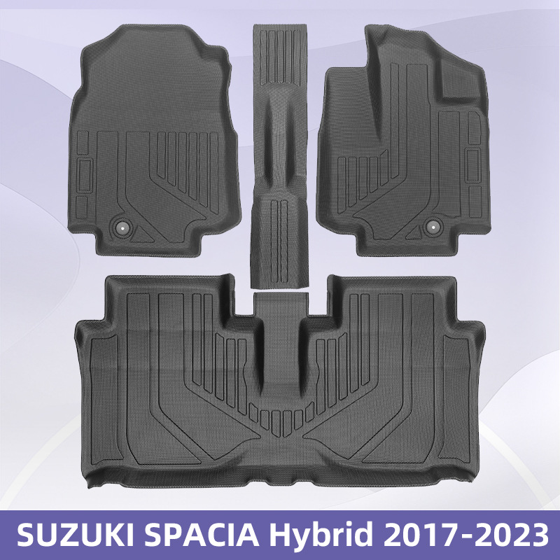 Aplicable a SUZUKI SPACIA HÍBRID 2017 - 2023 3D TODO WEATHER TPE Foot Cojín del maletero