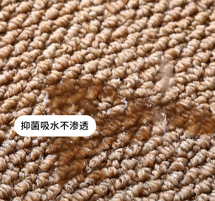Imitation Sisal Bedroom Bedside Carpet Cushion Master Bedroom Bedside Blanket Long Strip Stain-Resistant Anti-Slip Easy to Care for Bedside Mat