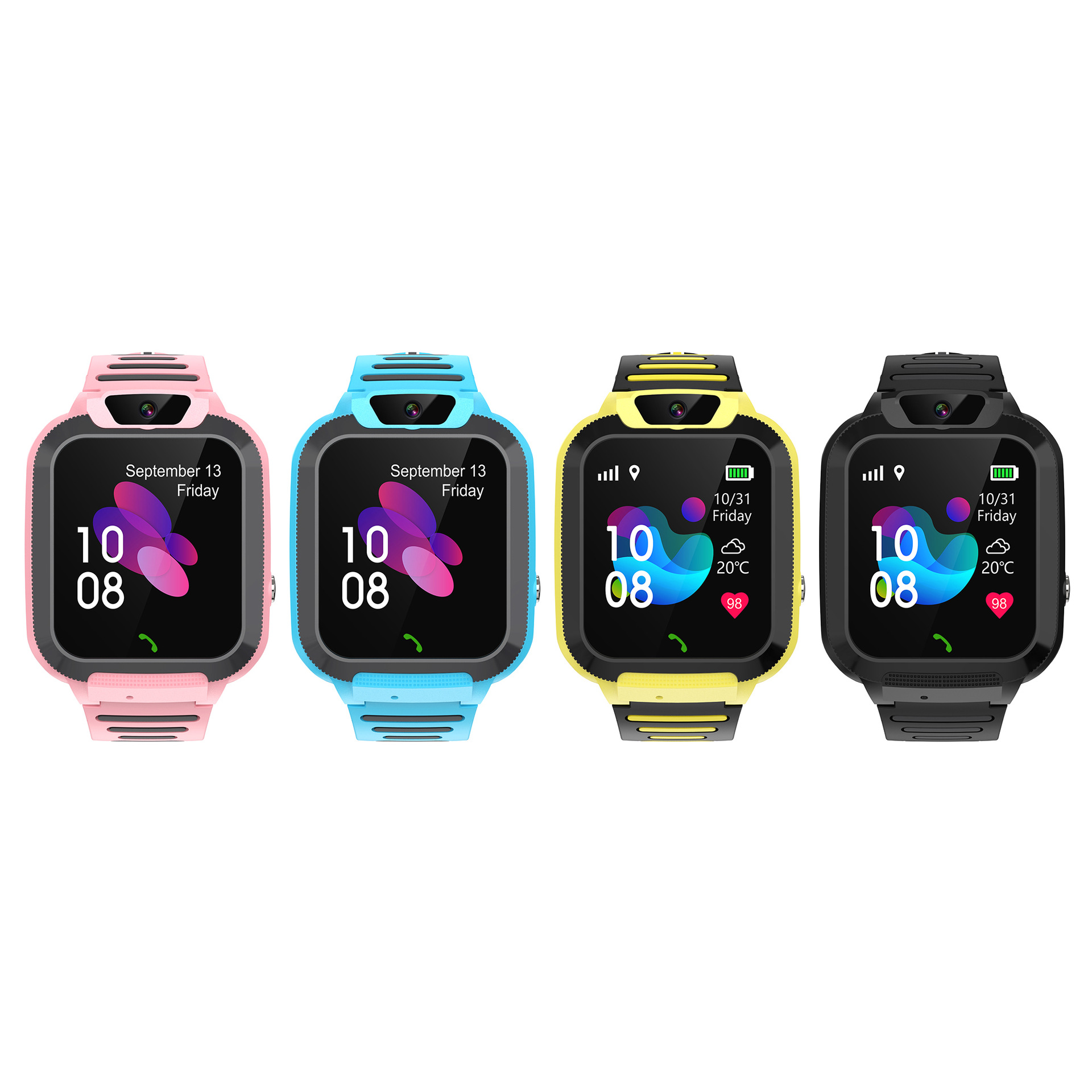Versión de Comercio Exterior de Reloj Inteligente para Niños con Posicionamiento, Llamadas Bidireccionales, Reloj con Ranura para Tarjeta, Reloj Telefónico para Niños, Resistente al Agua