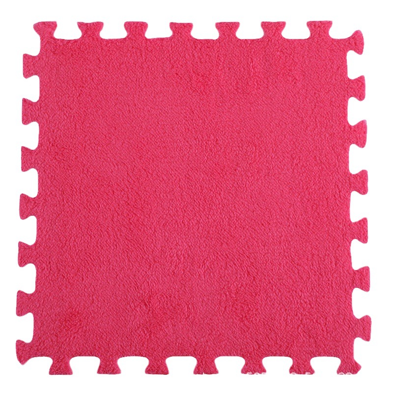 Nueva alfombra de empalme de peluche, bloque de empalme, alfombra para bebés, alfombra para mascotas, alfombra para dormitorios, alfombra de peluche desmontable, alfombra de peluche