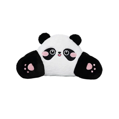 Cute Cartoon Car Interior — Headrest - rabbit-fur-embroidered-panda-waistrest