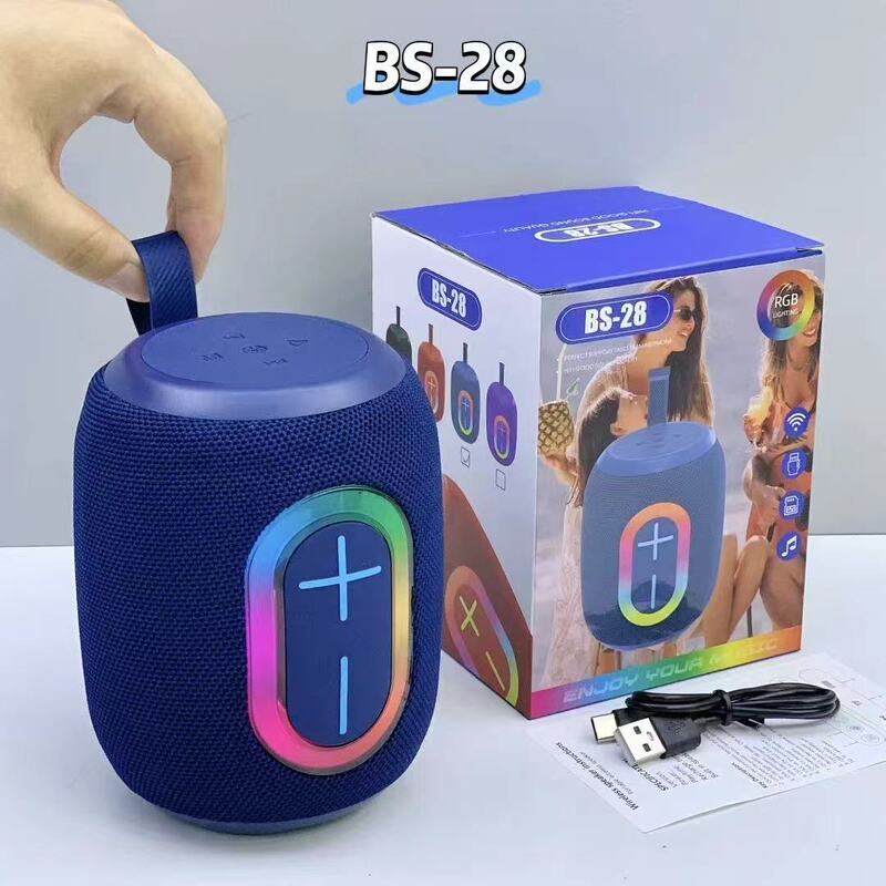 跨境新款无线蓝牙音响户外氛围灯桌面小音箱插卡低音炮蓝牙音箱|undefined