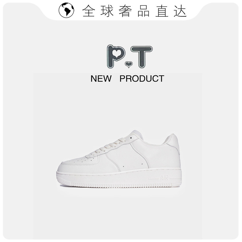 Putian Shoes Air Force Whiteboard No.1 High Version Board Shoes Men's and Women's Trendy All-match Casual Comfortable Breathable Sports White