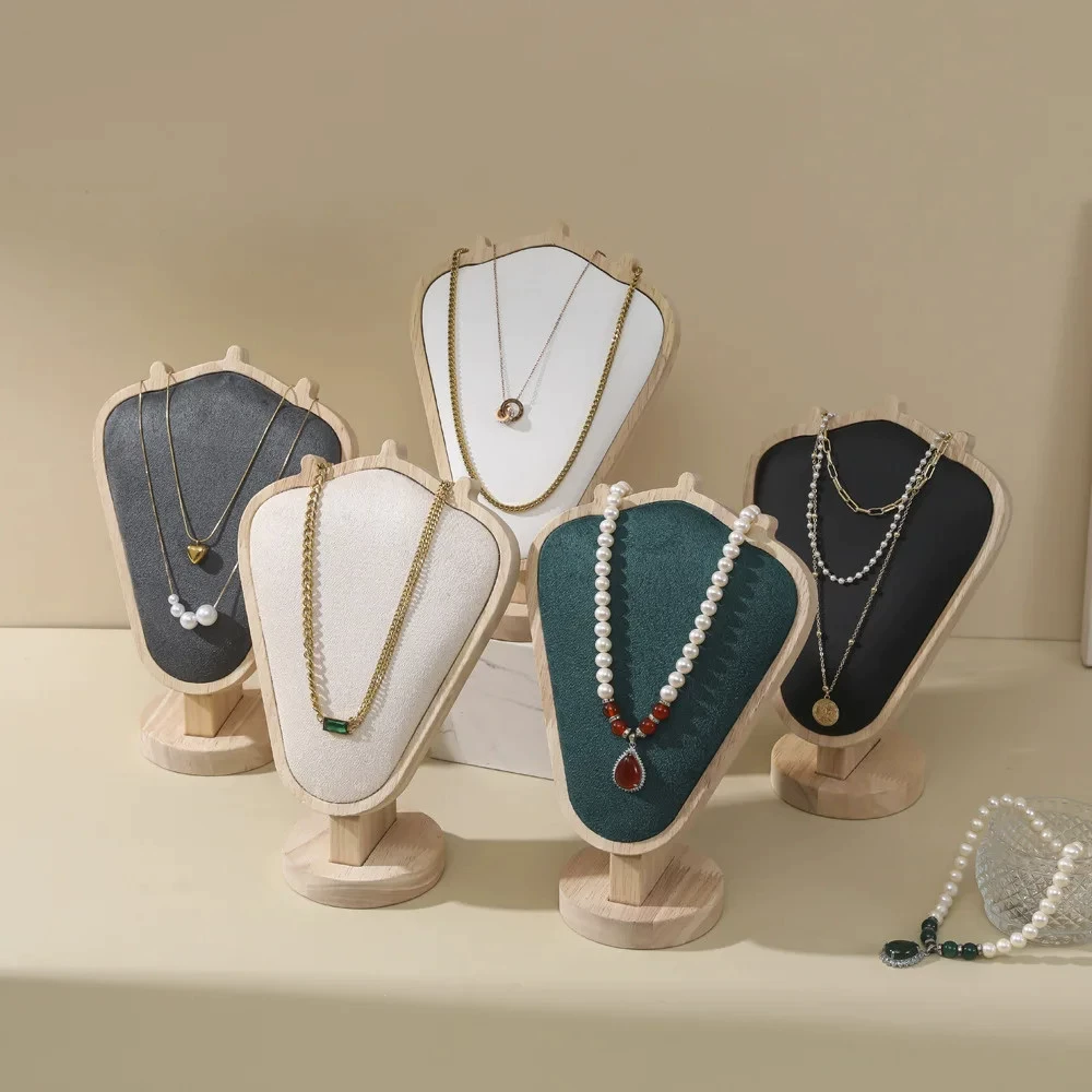 Подставка для ювелирных украшений из массива дерева в форме козьего рога Yingyuan Craft, подставка для демонстрации портрета, реквизит для демонстрации ювелирных изделий