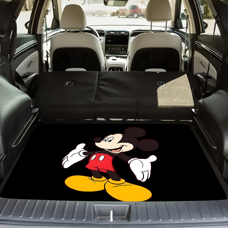 Cross-Border Cute Hello Kitty Car Trunk Mat, Universal for All Seasons, Non-Slip, Dirt-Resistant, Wear-Resistant, Dust-Proof Car Mat Labeling