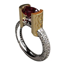 ��s�W���羳���Q�Ʒ���l ����t��ʯ荽� �18k�S���ɫ��ָŮ