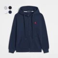 Navy blue red label [zipper style]
