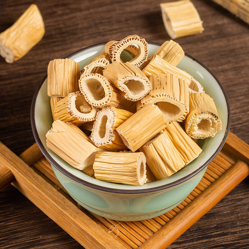 Dried Reed Rhizome Lu Gen 500g Fresh-Harvest Reed Root Slices for Tea and Soup preparation