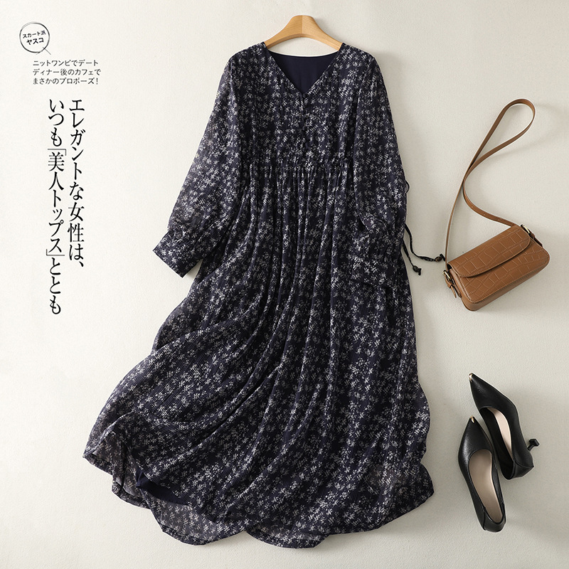 Shiffon long-sleeve