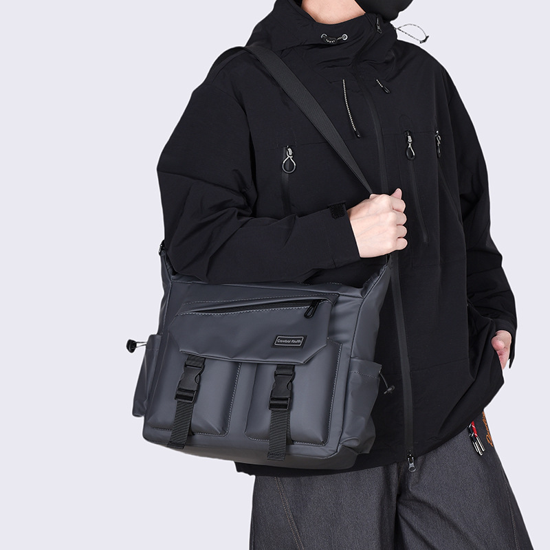 Men's Crossbody 2025 Fashion Brand Fashion Tooling Style Japanese Style Casual Men's Bag Large Capacity Personal Bag