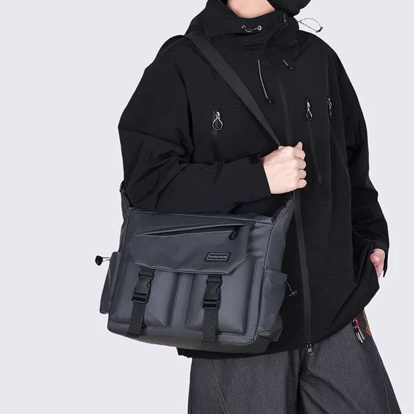 Men's Crossbody 2025 Fashion Brand Fashion Tooling Style Japanese Style Casual Men's Bag Large Capacity Personal Bag