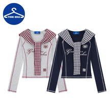 秋季新款学院风女式卫衣 甜美清新长袖字母a类棉衣服女打底衫批发