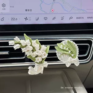 Аромотерапия для авто, диффузор, элегантный благовонный камень, парфюмированная подвеска с легким ароматом, в цветочек, орхидея