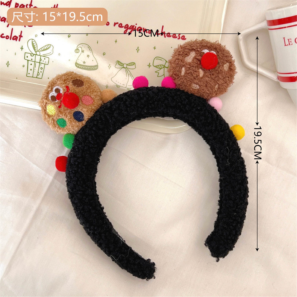 Nueva diadema de felpa de orejas de oso con lazo lindo, diadema de cara superior de cráneo alto para niña, accesorios para el cabello de todo fósforo de primavera y verano
