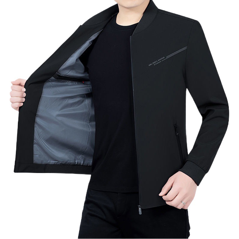 Entrega de una pieza de primavera y otoño chaqueta de hombre joven delgada capa superior casual estilo coreano moda guapo