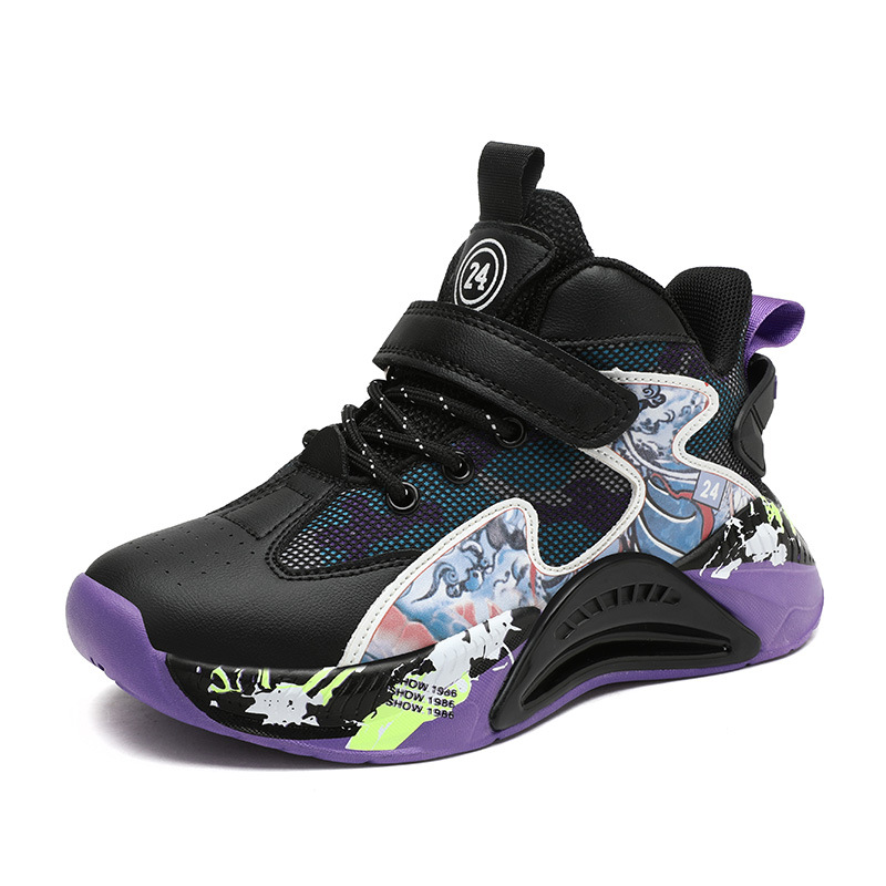 Scarpe da basket per bambini 2024 primavera nuove scarpe sportive e da allenamento professionali per ragazze con tessuto a rete antiscivolo_voghion.com