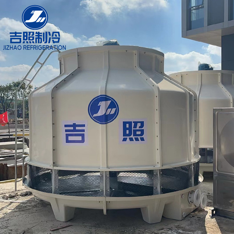 宁波绍兴金华冷却塔厂家纺织行业圆形逆流冷却水塔玻璃钢冷却塔