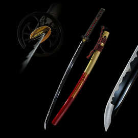 外贸批发日本刀东洋武士打刀龙泉一体长刀居合刀收藏katana未开刃