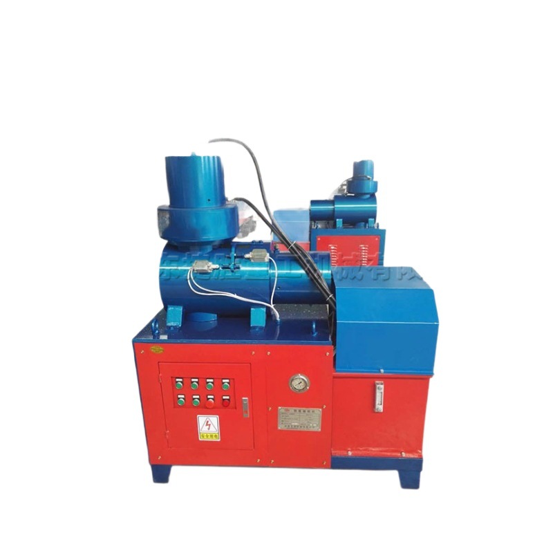 Máquina de refuerzo hidráulica de doble cilindro máquina de refuerzo de tornillo recto máquina de refuerzo hidráulica automática máquina de refuerzo de cabeza de muelle gruesa