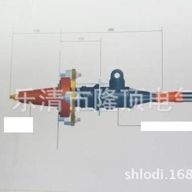 隆顶电气 穿墙式插拔可移动 配电柜电缆连接器 单芯高压连接器