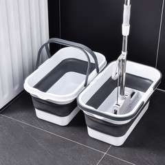 Household mop bucket plastic folding bucket portable large mop bucket rectangular household portable mop bucket