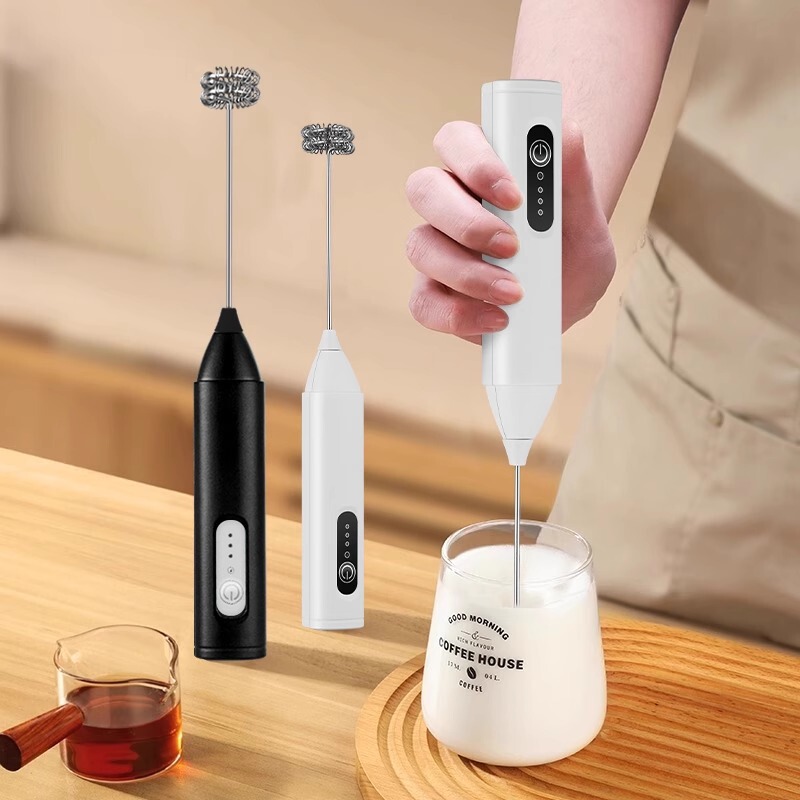 打奶泡器咖啡奶泡打发器电动奶泡机牛奶奶盖打发奶粉搅拌棒器|undefined