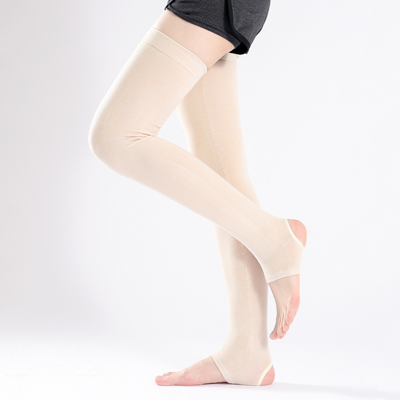 夏用純綿レギンス、男女兼用、冷えた足を暖かく保つ、膝関節とふくらはぎを保護するロングレギンス、足を踏み込みやすい膝上丈|undefined