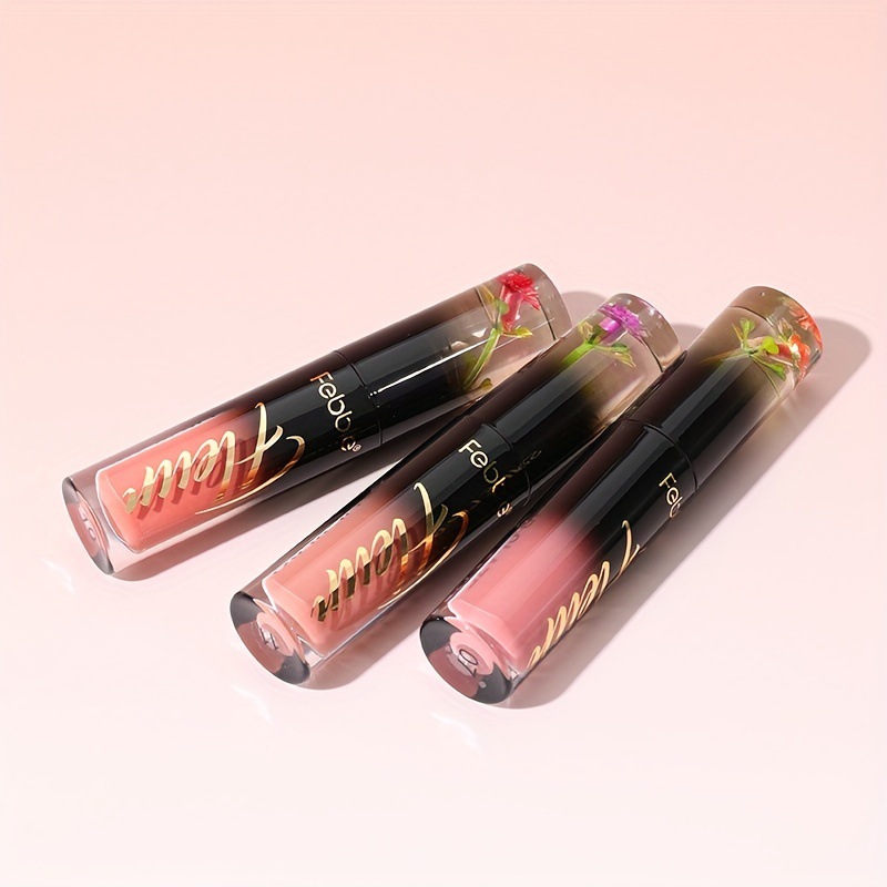 USHAS punto transfronterizo venta caliente brillante esmalte de labios mezclado 36 puntos con caja de exhibición al por mayor