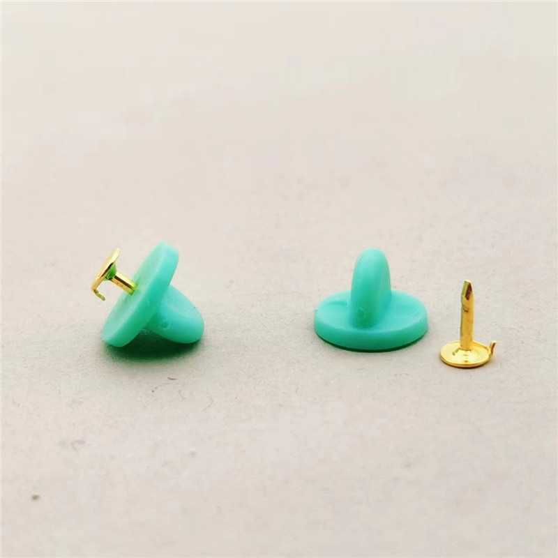 Pecho pin hebilla espina traje de goma hebilla de metal mariposa hebilla insignia pin accesorios DIY material ropa