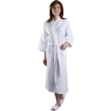 Z 18390 Waffle Pattern Bathrobe Sauna Wear �����ԡ�� �羳ר