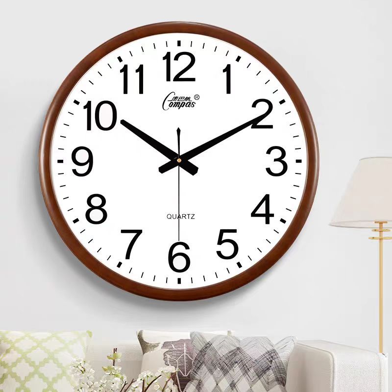 40厘米康巴丝挂钟客厅钟表创意时尚个性挂表家用静音时钟简约现代