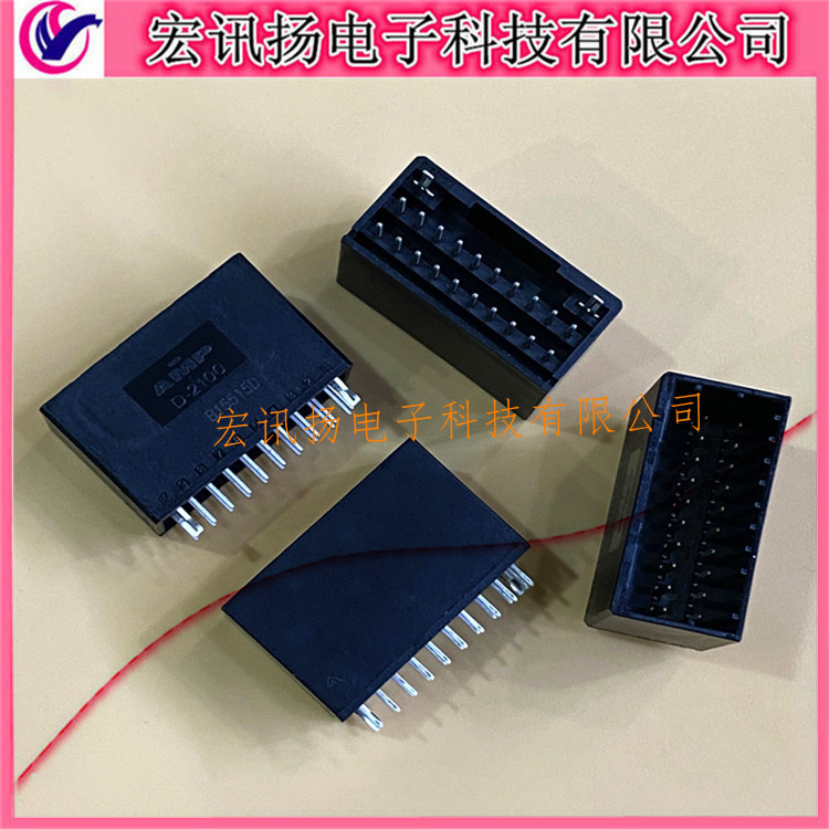1318127-1  TE/泰科 D-2100D 双排型标准型电梯 20Pin-针座
