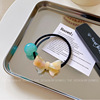 Cute accessory, elastic durable hair rope with bow