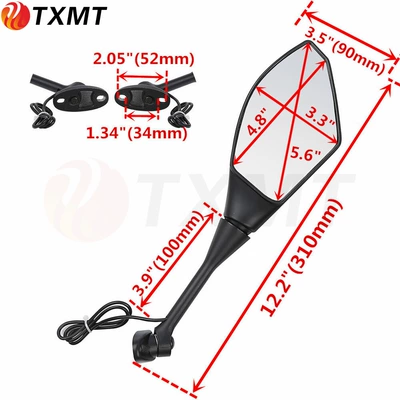 Suitable for Honda: Motorcycle rearview mirror