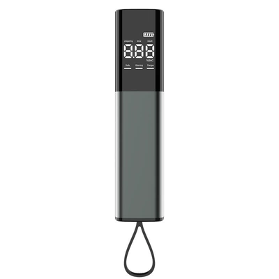 Car Alcohol Tester High Precision Blowing Drunk Driving Tester Mini Portable Car Alcohol Tester (Other Automotive Safety Supplies) - black-and-gray-english-digital-displayvoice