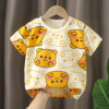 Children's cotton T-shirt, long-sleeve, shirt, top, summer clothing, 0-7 years