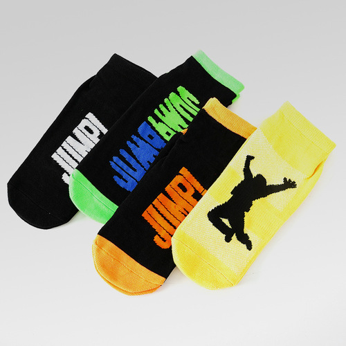 Seasonal Children's PVC Spot Glue Anti-Slip Cartoon Parent-Child Early Education Sports Yoga Floor Socks Sports Trampoline Socks