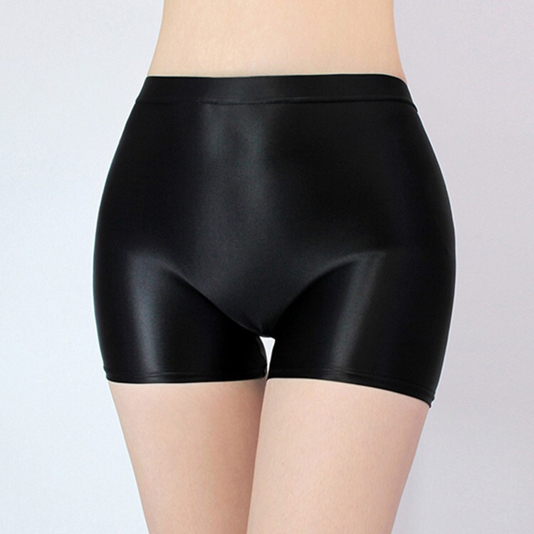 Carefully Selected Artistic Gymnastics Pants, Yoga Pants, Multi-Colored Silky Smooth Shiny Safety Shorts, Breathable Three-Quarter Pants, Dance Pants