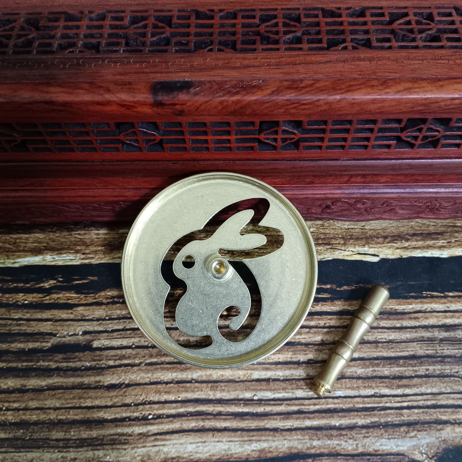 황동 천연 6.0 토끼 구리 손잡이