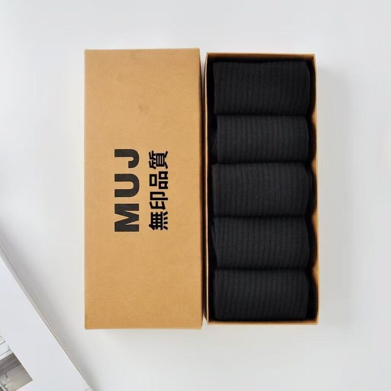 MUJI quality pure cotton socks gift set, unisex, mid-calf, short, and boat socks, sweat-absorbing, odor-resistant, suitable for sports, casual wear, and business MUJI quality pure cotton socks gift set, unisex, mid-calf, short, and boat socks, sweat-absorbing, odor-resistant, suitable for sports, casual wear, and business