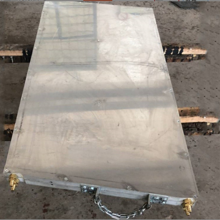 Placa de calentamiento superior e inferior de la máquina de vulcanización de correa, bolsa de agua de goma, placa de presión de agua integrada, placa de presión de la máquina de vulcanización