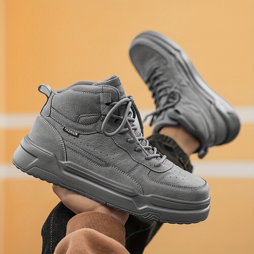 Men's High Top Skate Sneakers Comfortable Breathable