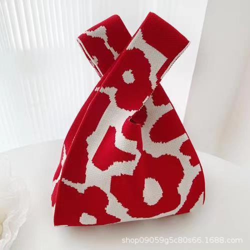Wedding souvenir bags, fashionable tote bags, large-capacity handbags, bucket bags, Korean-style internet-famous flying woven bags, women's bags undefined