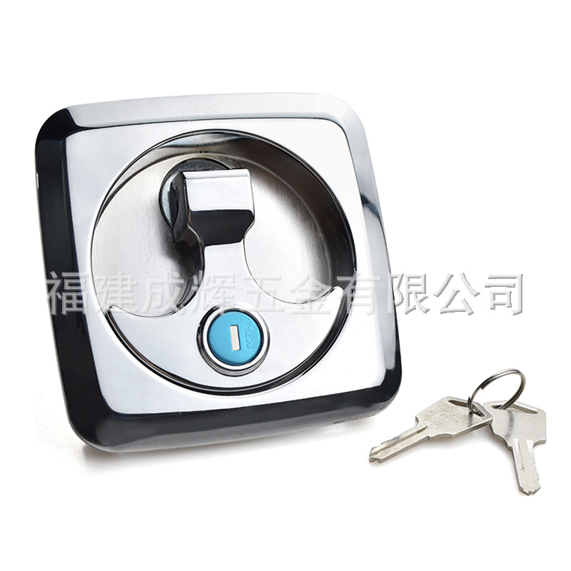 Factory straight hair zinc alloy folding handle panel lock industrial lever panel lock mechanical equipment panel lock