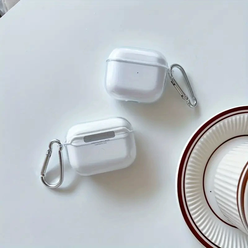 Защитный чехол для Airpods 3-го поколения, прозрачный мягкий чехол, защитный чехол для беспроводных Bluetooth-наушников Apple Airpods 1/2-го поколения