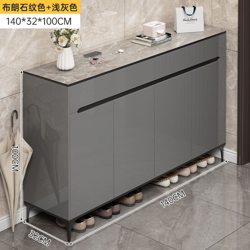 업그레이드 [새롭게 업그레이드되고 두꺼워진] 브라운 스톤 패턴 조리대 + 라이트 그레이 140cm-