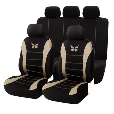 Universal seat cover — Amazon Mexico Hot Style - beige-2-piece-set-single-seat