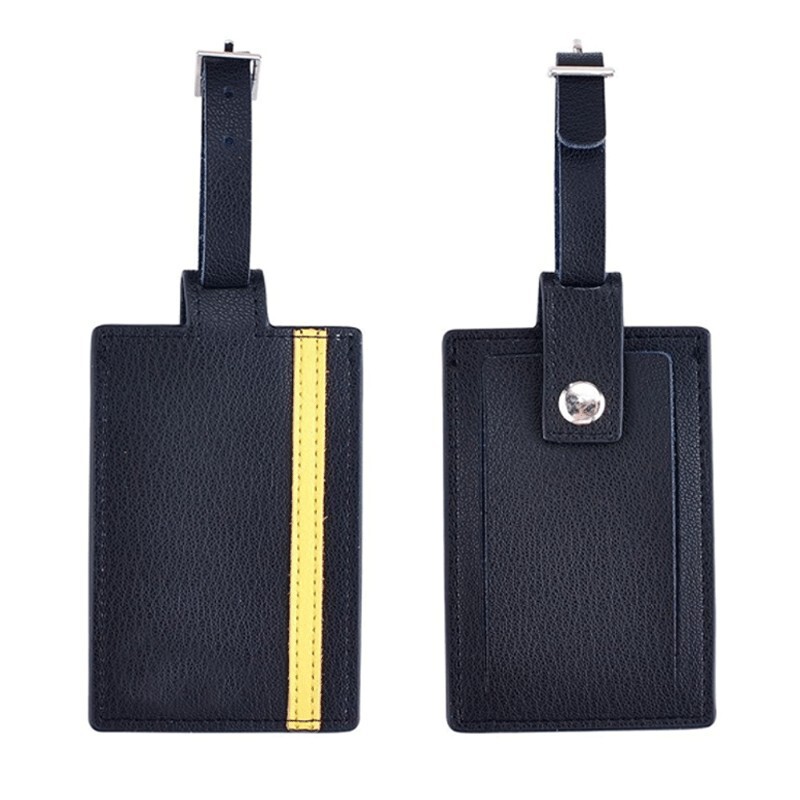 Manufacturer Customized Creative Travel Luggage Tag Genuine Leather Luggage Tag Anti-Lost Tag Boarding Pass Can Be Printed with Logo