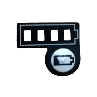 Horizontal Light LED light patch PVC light patch power display light piece replace Mutian electric tool battery shell