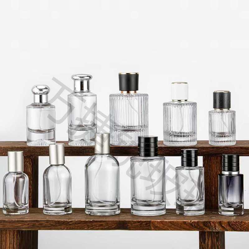 現物卸売り金銀黒円球蓋30ml 50ml 100mlガラス香水分注瓶携帯|undefined